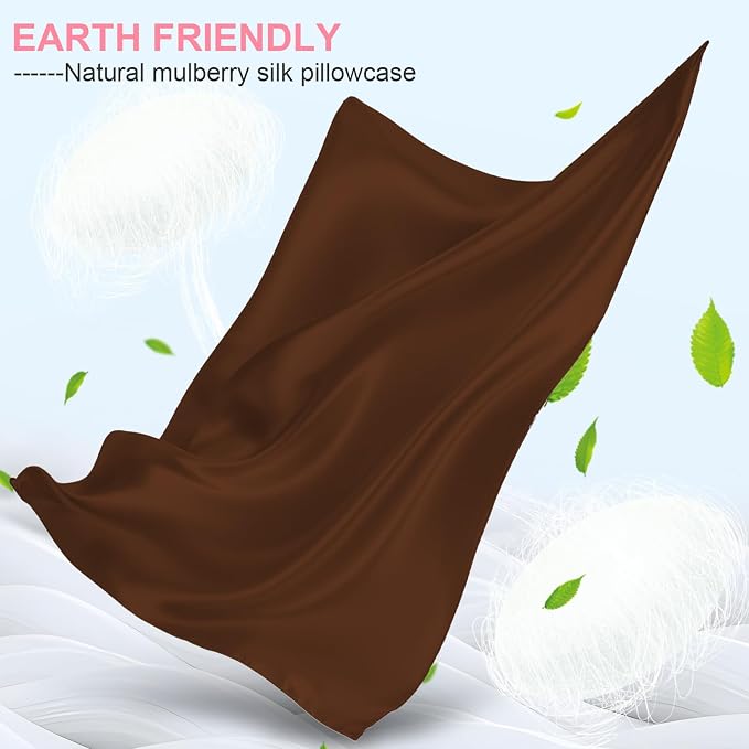 Silk Pillow Cases 2 Pack Queen Size - Image 2