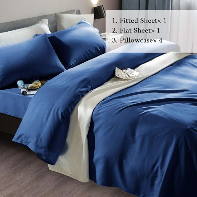 SONORO KATE Bed Sheet Set Super Soft Microfiber 1800 Thread Count Luxury - Image 2