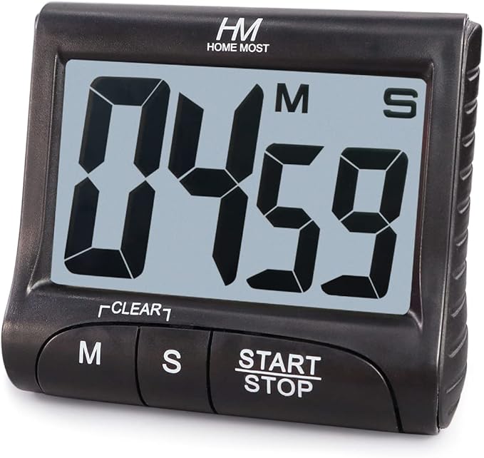 3" Large Display Kitchen Timer by HomeMost