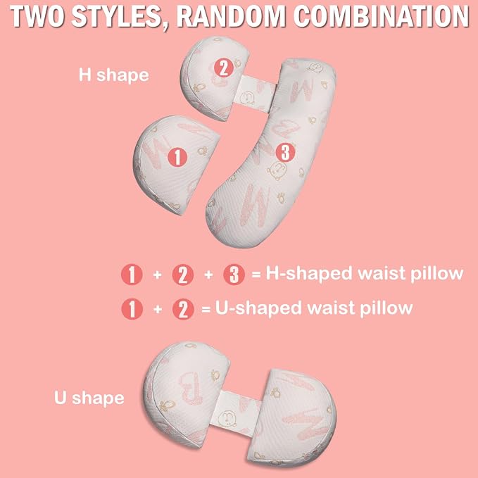 Pregnancy Maternity Pillow for Sleeping, Support for HIPS, - Image 2