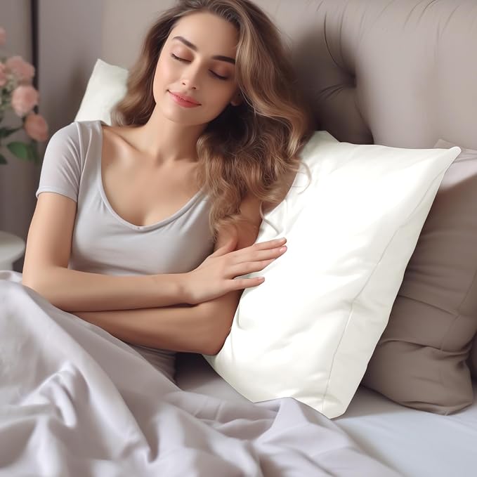 INFIIXSO Silk Pillow Cases 2 Pack Standard Size, Ultra Smooth & Soft Mulberry - Image 7