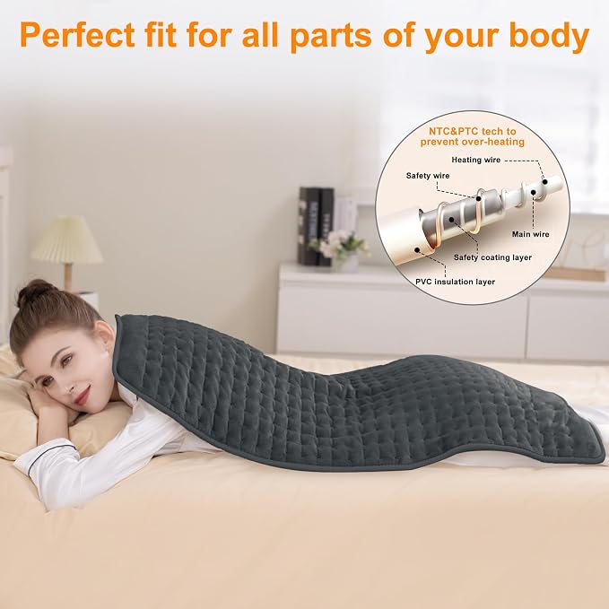 Deepsoon Heating Pad, Electric Heating Pads - Image 3