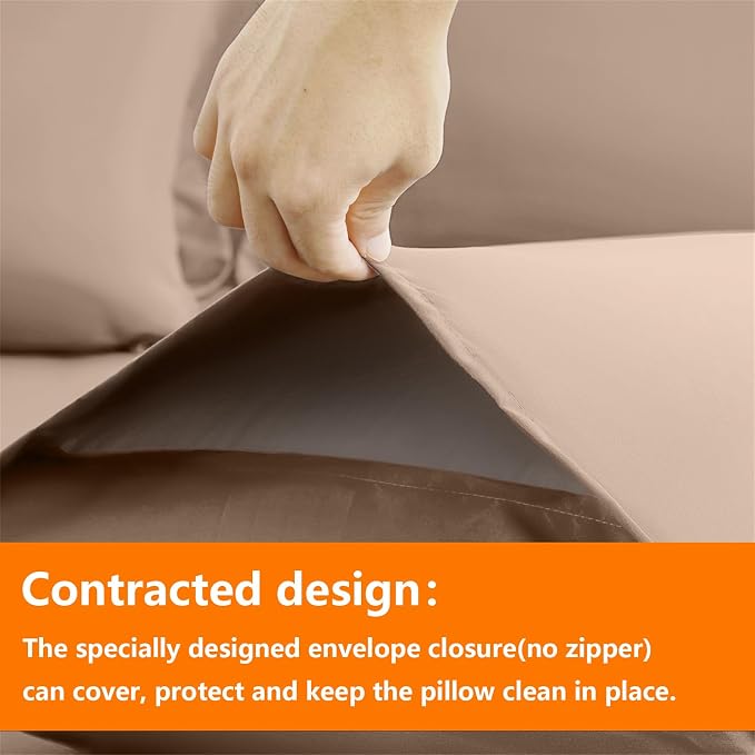 TAIMIT Beige Full Size Comforter Set - Image 4