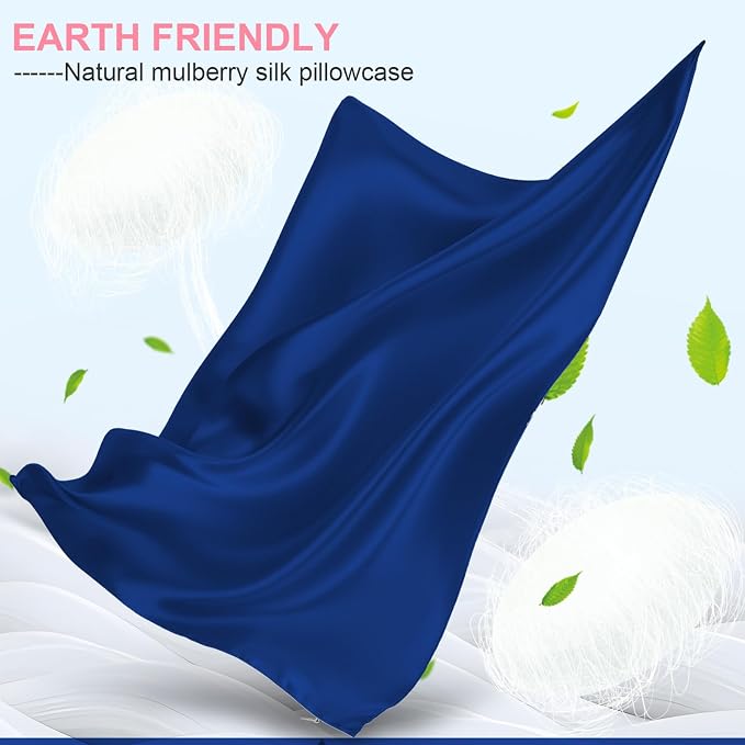 Silk Pillow Cases 2 Pack Standard Size - Image 2