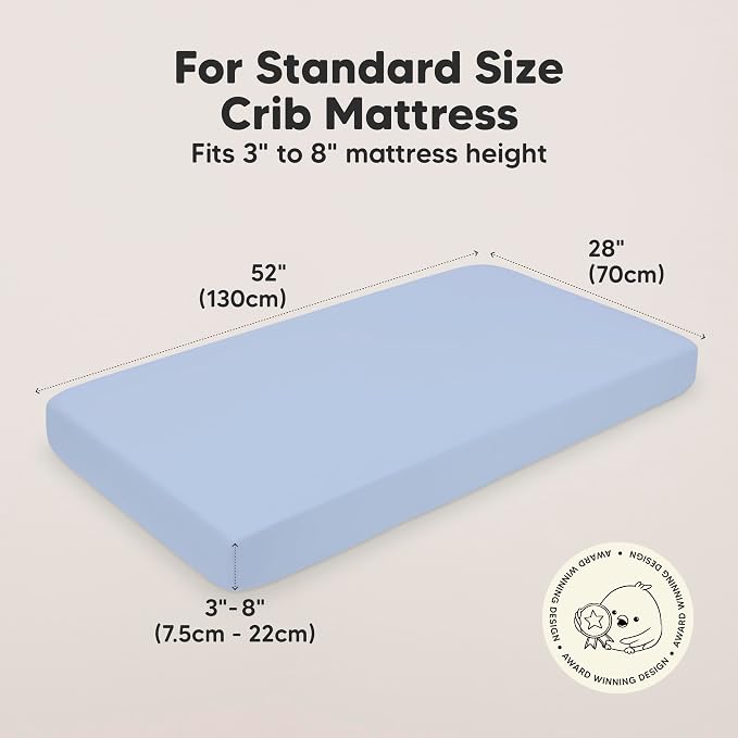 KeaBabies 2-Pack Organic Crib Sheets - Image 2