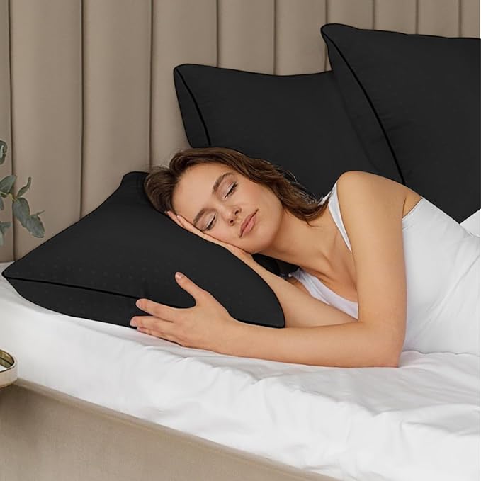 King Size Bed Pillows for Sleeping 4 Pack, Luxury Hotel Pillows, Comfortable - Image 3