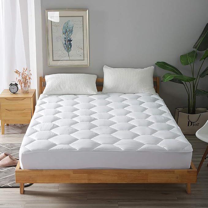 Favorland Twin XL Mattress Pad, 8-21" Deep Pocket Protector Ultra Soft Quilted - Image 7