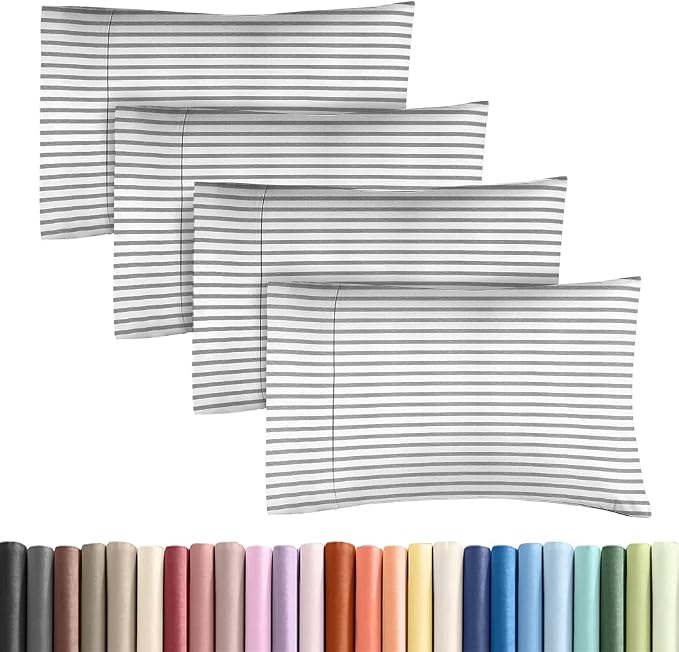King Standard Pillow Cases Set of 4 by CGKUnlimited