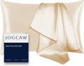 Silk Pillowcase for Hair and Skin, Soft Breathable Smooth Cooling Mulberry Silk by Jogcaw