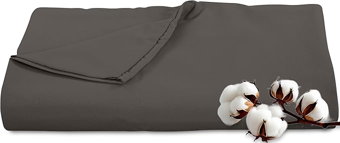Royale Linens 300 Thread Count 100% Long Staple Combed Cotton Flat Sheet by ROYALELINENS
