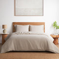 DAPU 100% Linen Duvet Cover, Pure Natural French Flax Linen by DAPU