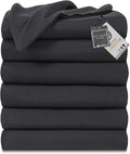 Lavisun Twin Flat Sheets Only, 6 Pack Soft Brushed Microfiber Bedding Sheets by Lavisun