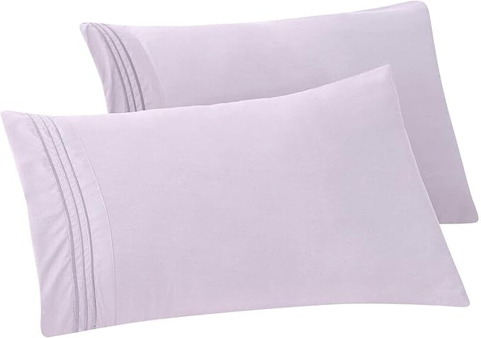 Elegant Comfort Solid Pillowcases 1500 Premium Hotel Quality Microfiber by ELEGANTCOMFORT
