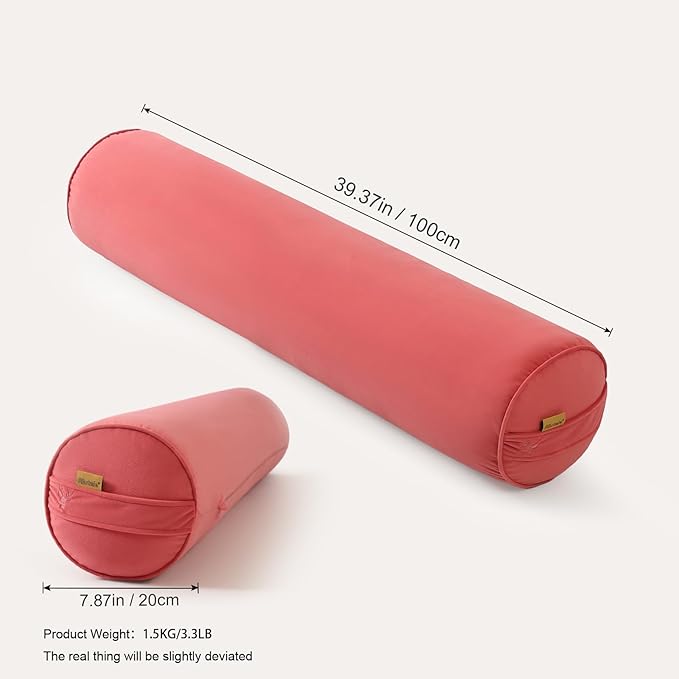 Body Pillow for Adults, Long Round Pillow, Big Cylindrical Pillow, Large Full - Image 2