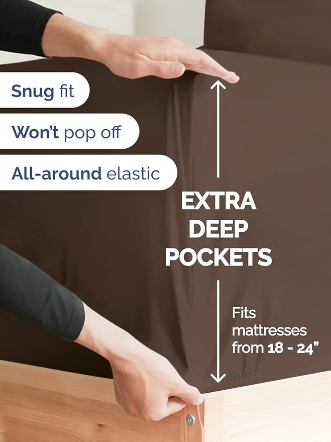 Extra Deep Twin Sheet Set - Image 3