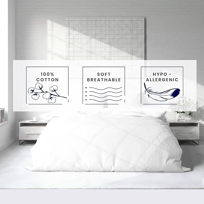 Kotton Culture 3 Pc 120"x120" Duvet Cover Set Super King Plus/Super Oversize - Image 6
