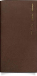Cloth & Paper Travel Notebook | Experience Journal Tracker – Walnut | A5 Slim by ClothandPaper