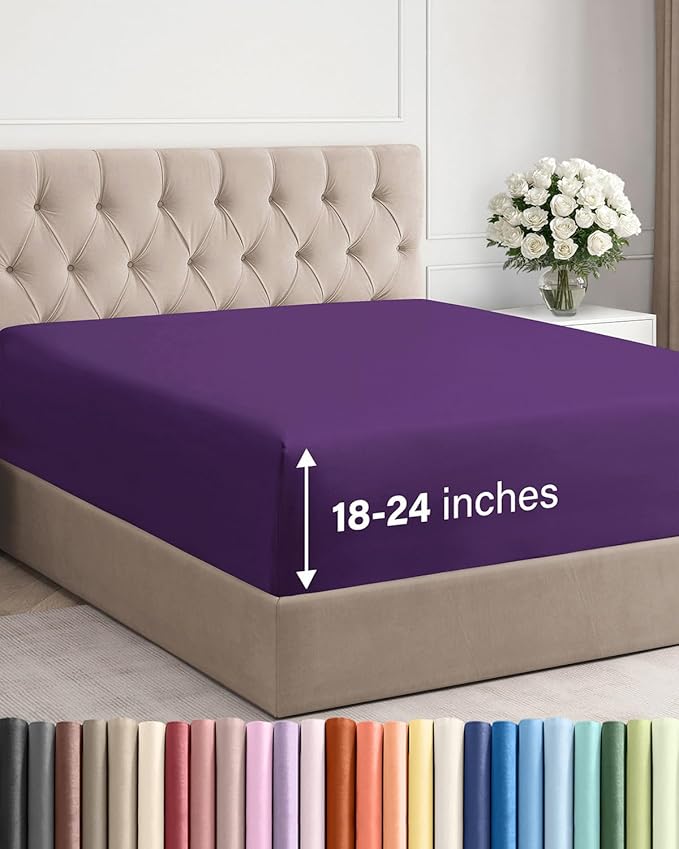 Extra Deep Queen Fitted Sheet by CGKUnlimited