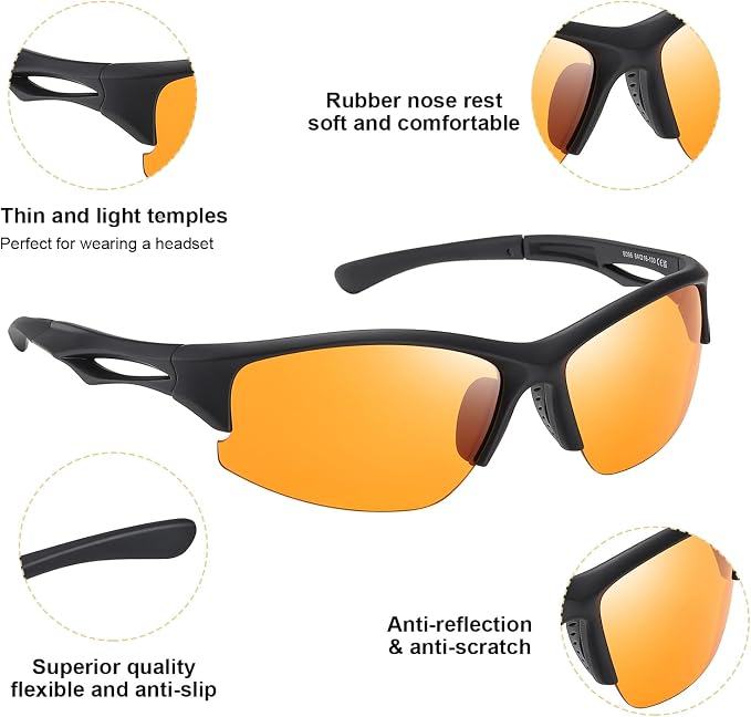Okany Blue Light Blocking Glasses Gaming Computer Glasses Powerful Professional - Image 3