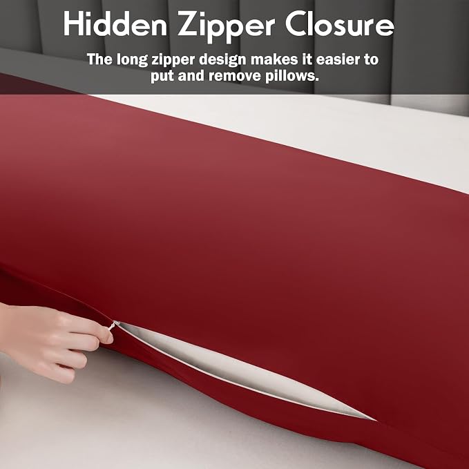 Pillowcases Body Size, Cooling Viscose Body Pillow Cover - Image 4