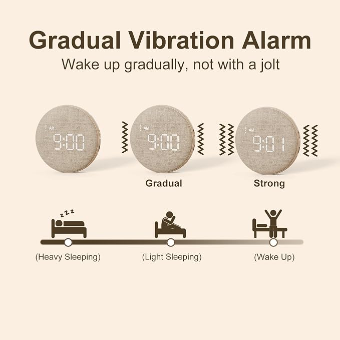 REACHER Travel Vibrating Alarm Clock - Image 4