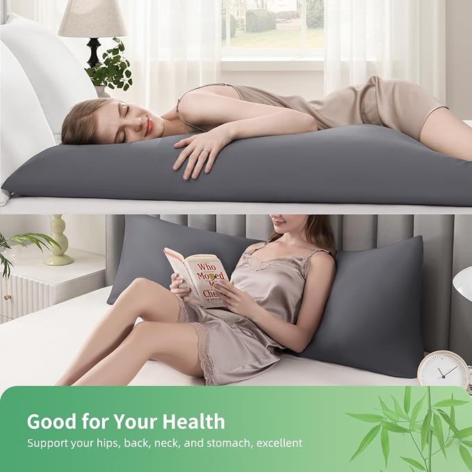 Body Pillowcase, Cooling Viscose from Bamboo Pillow Cover - Image 2