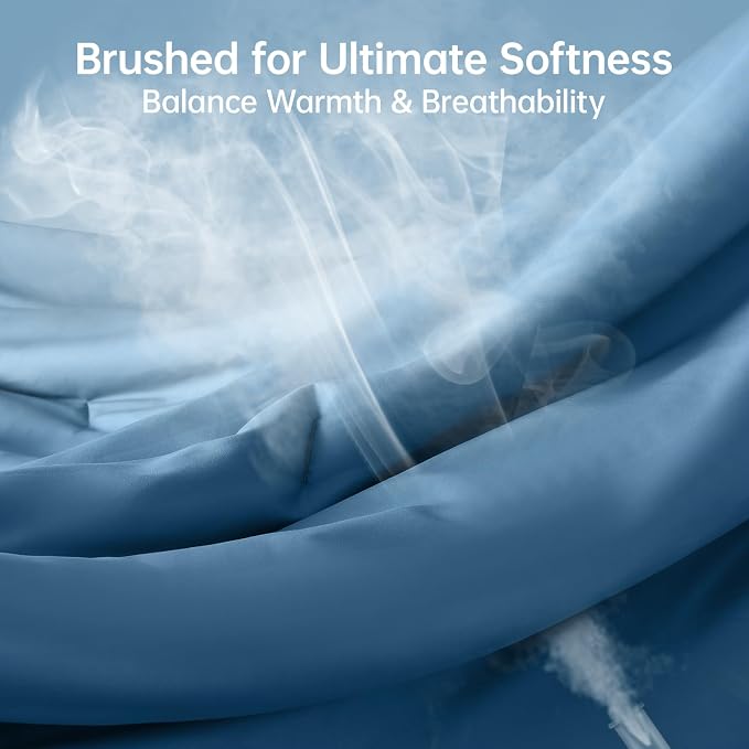 MUXHOMO Full Comforter Sets, All Season Ultra Soft Down Alternative Bedding - Image 3