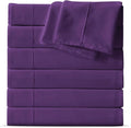 Maple&Stone Full Flat Sheet 6 Pack, Premium Soft & Breathable, Brushed by MapleStone