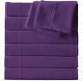 Maple&Stone Twin Flat Sheet 6 Pack, Premium Soft & Breathable, Brushed by MapleStone
