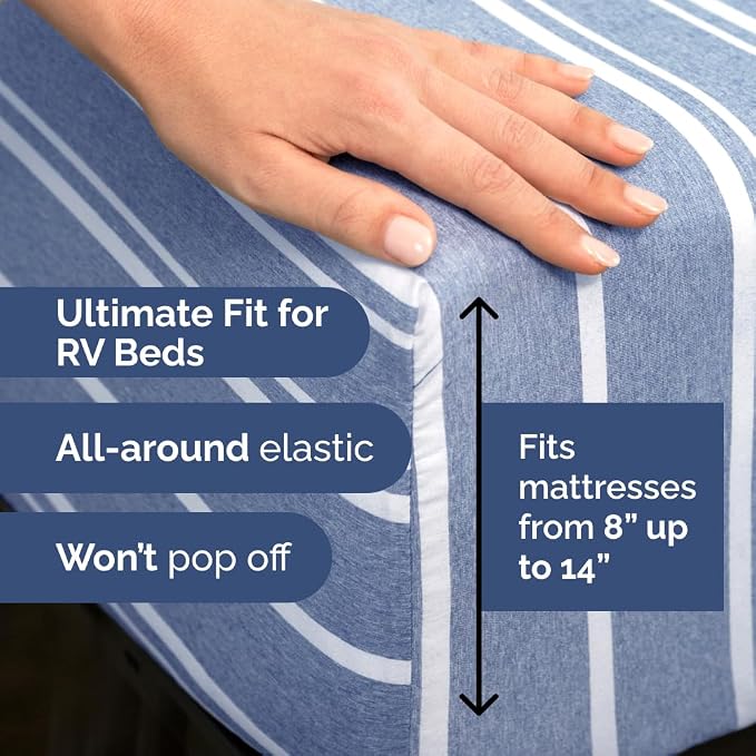 Short Queen Size 4 Piece Sheet Set - Image 3