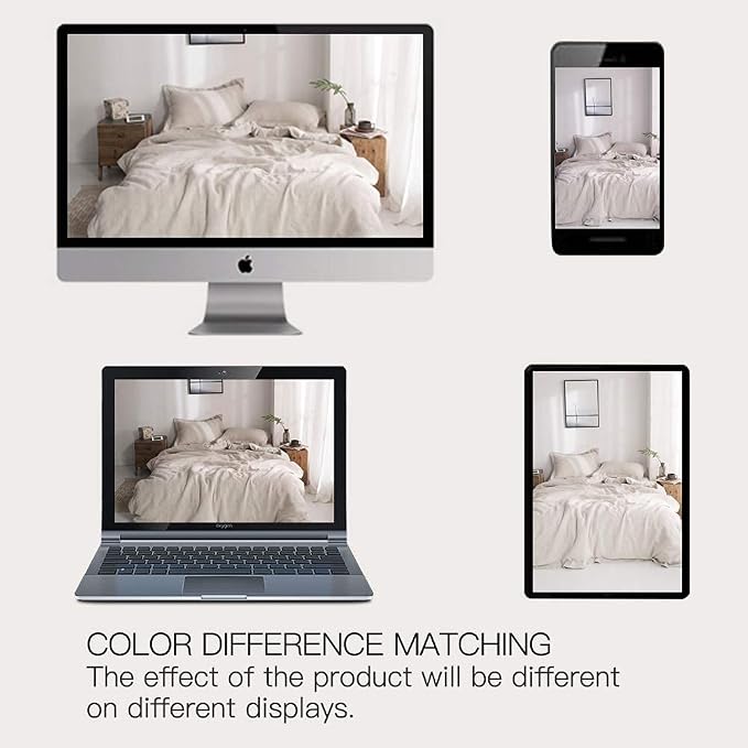 Simple&Opulence 100% Washed Linen Duvet Cover - Image 7
