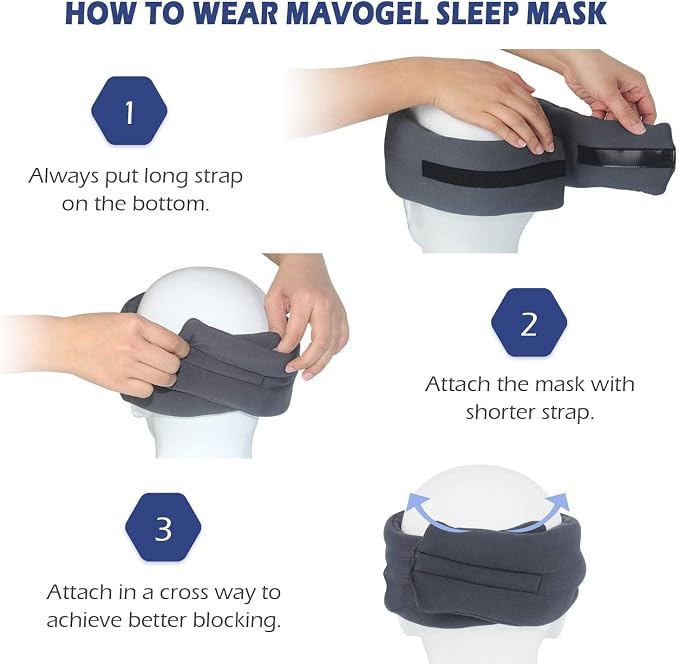 Mavogel Sleep Mask, Modal Material Eye Mask - Image 9