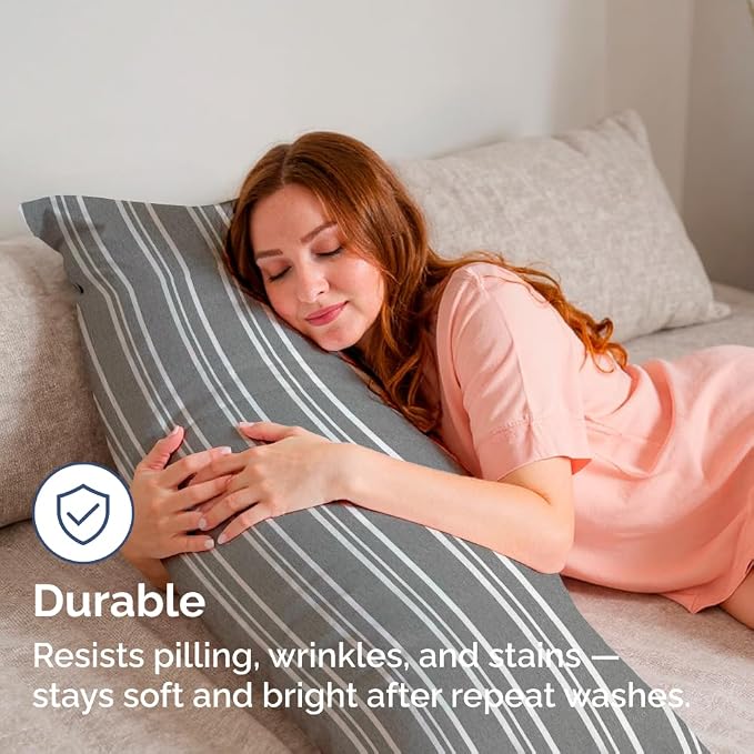 Body Pillowcases Set of 4-20x54 Long Body Pillow Case - Image 4