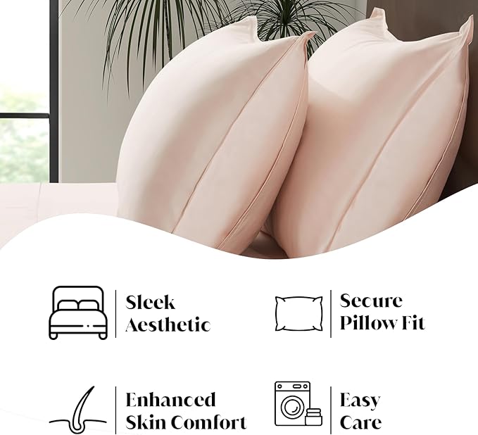 King Envelope Pillowcase Set | 100% Viscose Made from Bamboo | Organically - Image 3