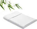 Bamboo Viscose Flat Sheets Only, 400 Thread Count Sateen Weave Twin Size Flat by ZaizaiHome