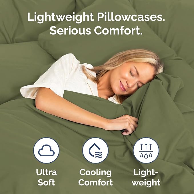 Body Pillowcases Set of 4-20x54 Long Body Pillow Case - Image 3