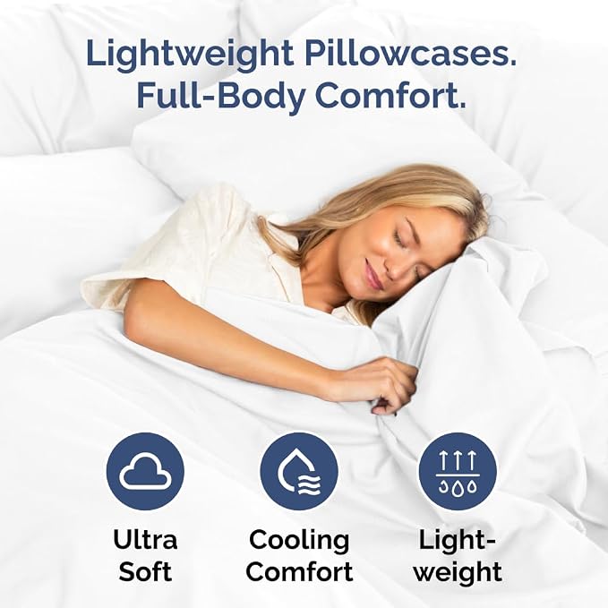 Body Pillowcases Set of 2-20x54 Long Body Pillow Case - Image 3
