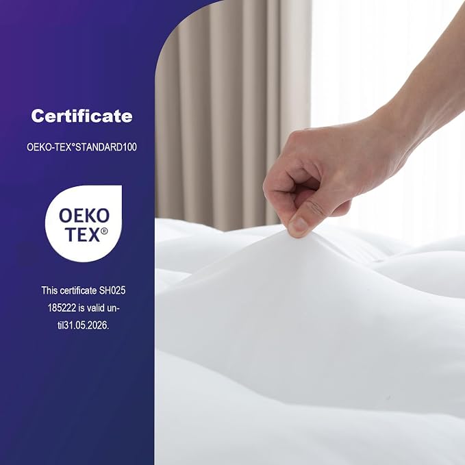 SHOUREN Memory Foam Mattress Topper King - Image 5