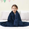 Mr. Sandman Weighted Blanket 3LBS 36 x 48 Inches, Minky Dots Heavy Blanket by MrSandman
