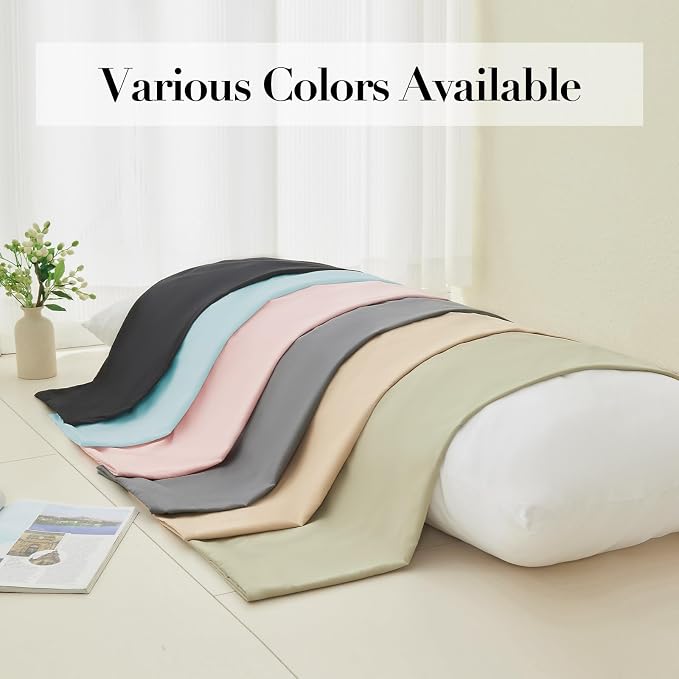 DOWNSTORIA Body Pillow Cover, Ultra Soft Microfiber Long Pillowcase, Envelope - Image 6