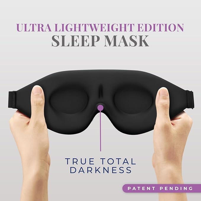 Sleep Mask - Eye Mask for Sleeping - Ultra Lightweight for Side Sleepers - Image 2