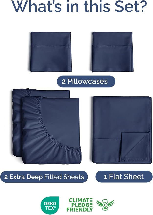 Extra Deep Split King Sheet Set - Image 2