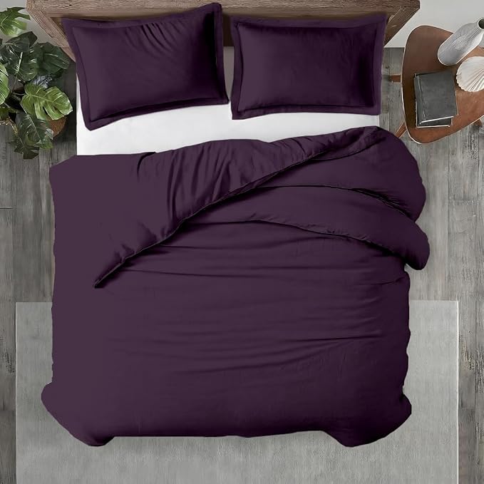 Kotton Culture 1 Pc California King Duvet Cover Only-100% Egyptian Cotton 600 by KottonCulture