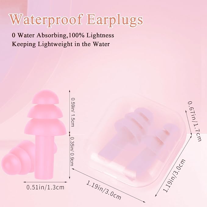 24 Pairs Pink Ear Plugs - Image 3