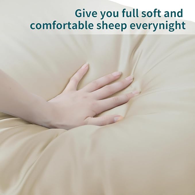 4-Pack Bamboo Viscose Zippered Pillow Cases King Size, 400 Thread Count Cooling - Image 4