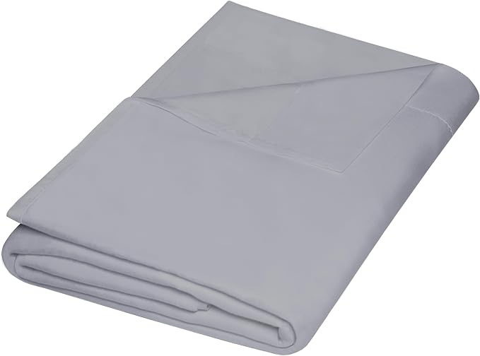 ZPECC Full Flat Sheet Only 1 Pack, Durable Light Gray Top Bed Sheets by ZPECC-ABrandThatHasBeenFocusedOnBabyProductsFor18Years