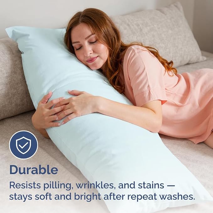 Body Pillowcases Set of 2-20x54 Long Body Pillow Case - Image 4