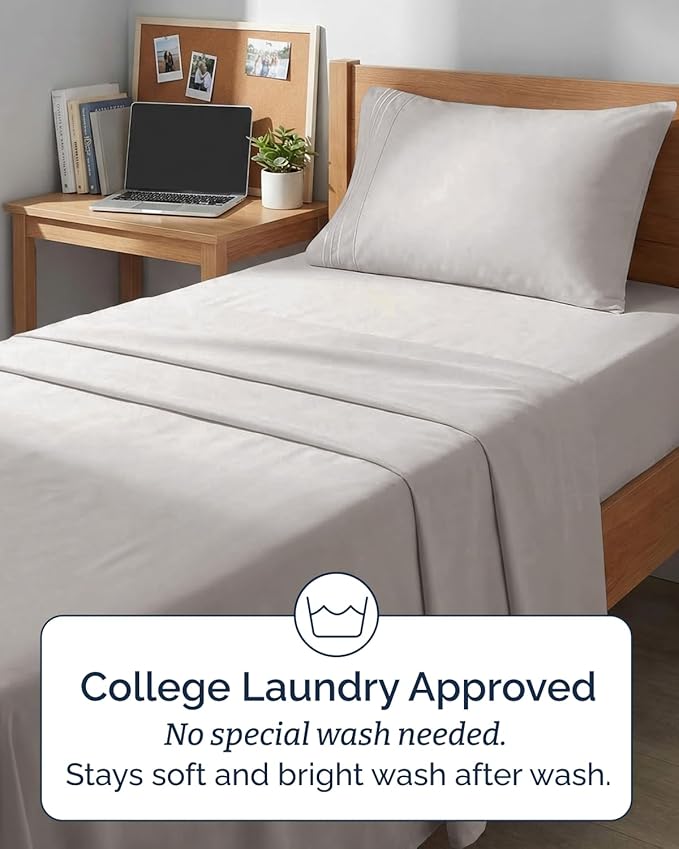 Twin XL Size 3 Piece Sheet Set - Image 6