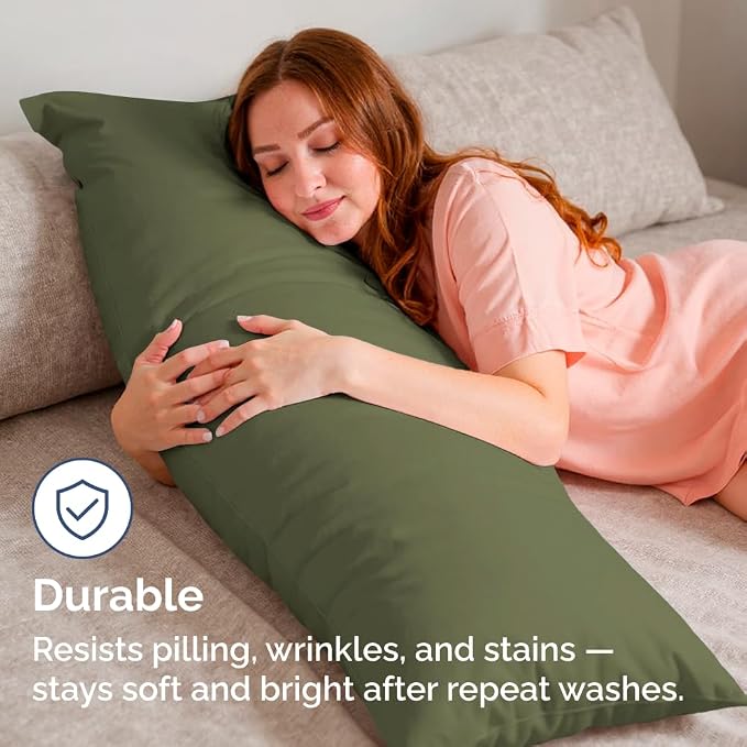 Body Pillowcases Set of 4-20x54 Long Body Pillow Case - Image 4