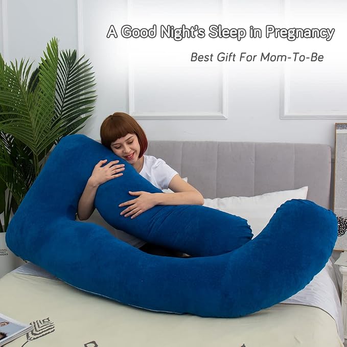 60 Inch Pregnancy Pillows for Sleeping, Extra Large U Shaped Body Pillow - Image 9